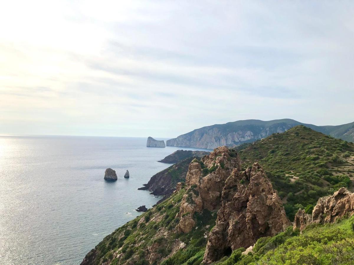 Aragoniteazzurra Casa Vacanza Gonnesa Bagian luar foto