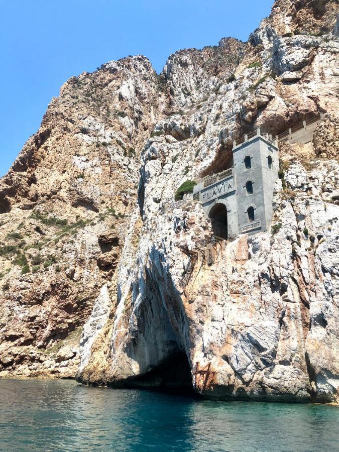 Aragoniteazzurra Casa Vacanza Gonnesa Bagian luar foto